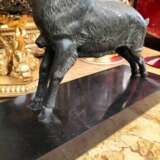 Dynamic Animal Sculpture of Goats in Bronze 20th Century Bronze Empire 20th century - Foto 16
