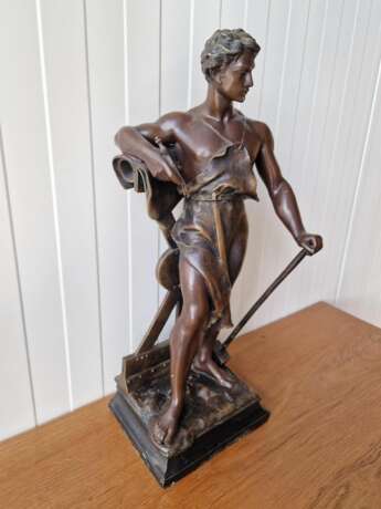 A beautiful figure Metal realism Early 20th century - photo 4