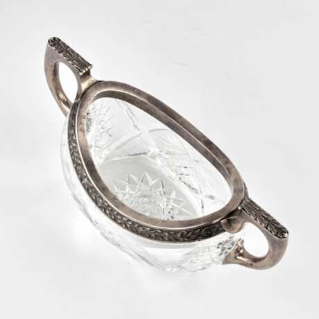 Хрустальная ваза в серебре. Silver 84 Crystal At the turn of 19th -20th century г. - фото 4