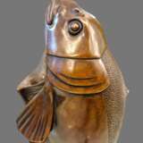 Edouard Marcel Sandoz entwined carps bronze Susse Fr&egrave;res foundrymen 1920 Bronze 20th century - photo 2