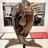 Edouard Marcel Sandoz entwined carps bronze Susse Fr&egrave;res foundrymen 1920 Bronze 20th century - photo 5