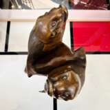 Edouard Marcel Sandoz entwined carps bronze Susse Fr&egrave;res foundrymen 1920 Bronze 20th century - photo 14