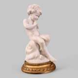 Carrara marble statue of Cupid 19th century after &Eacute;tienne Maurice Falconet Marmor 19th century - Foto 10