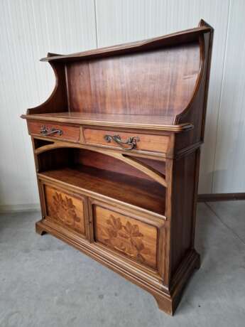 Art Nouveau cabinet Walnut Art Nouveau At the turn of 19th -20th century - photo 7