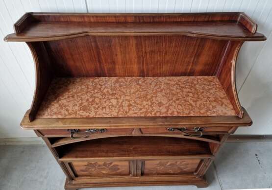 Art Nouveau cabinet Walnut Art Nouveau At the turn of 19th -20th century - photo 10