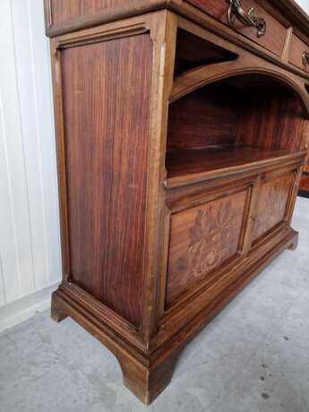 Art Nouveau cabinet Walnut Art Nouveau At the turn of 19th -20th century - photo 11