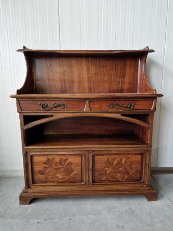 Art Nouveau cabinet Walnut Art Nouveau At the turn of 19th -20th century - photo 12