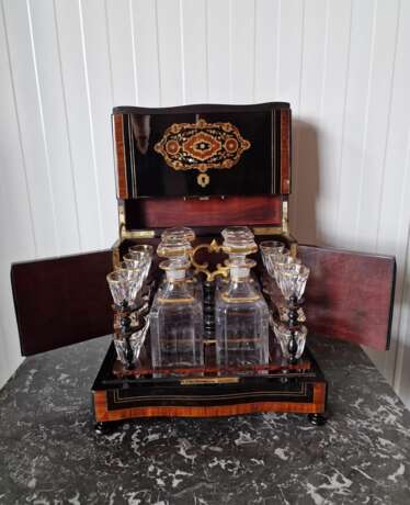 Travel drink box (Cave &agrave; liqueur) Napoleon III 19th century - photo 6