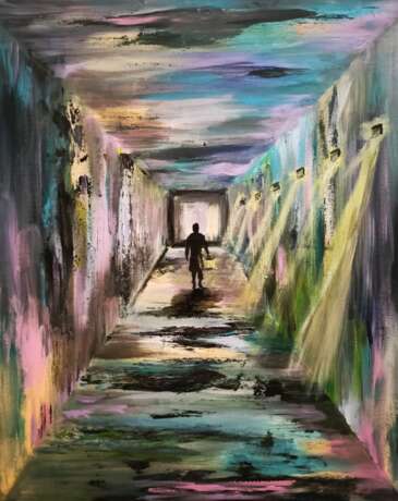 The tunnel to infinity Acryl Abstrakte Kunst Russland 2025 - Foto 1