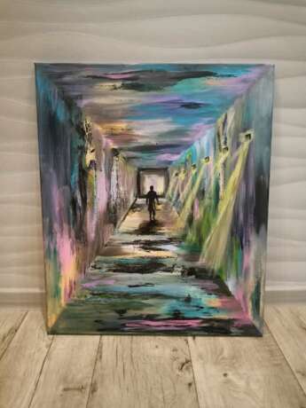 The tunnel to infinity Acryl Abstrakte Kunst Russland 2025 - Foto 4