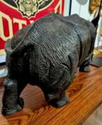 Каталог товаров. Carved wood rhinoceros, Circa 1950