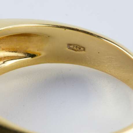 Moraglione gold ring with ruby and diamonds. Diamonds 21th century - photo 6