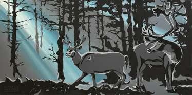 Landscape painting In the Forest 2
