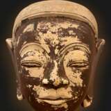Terracotta Buddha head Shan State Kingdom Burma 16th18th century Stoneware 16th century - photo 6