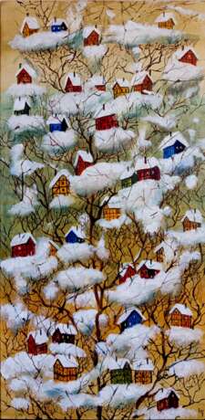 Fairytale Tree. Oil on canvas Surrealism Romantic Ukraine 2025 - photo 1