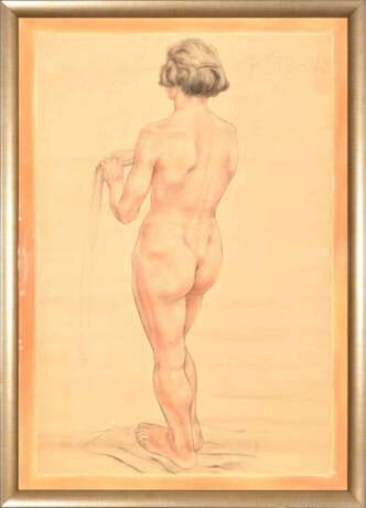 Un acte de femme Mixed media Early 20th century - photo 1