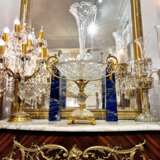 Baccarat Cut Crystal Centerpiece Mounted on Chiseled Gilt Bronze 19th Century Crystal bronze Napoleon III 19th century - Foto 8
