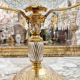 Baccarat Cut Crystal Centerpiece Mounted on Chiseled Gilt Bronze 19th Century Crystal bronze Napoleon III 19th century - Foto 15