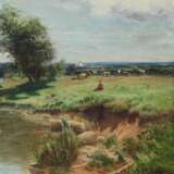 Semyon Fedorov. Landscape Summer day. Second half of the 19th century. Canvas oil realism 19th century - photo 3