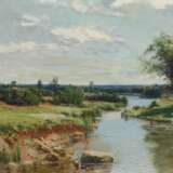 Semyon Fedorov. Landscape Summer day. Second half of the 19th century. Canvas oil realism 19th century - photo 4