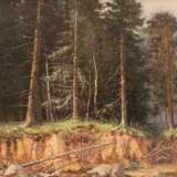 Painting Pine Forest. Kamensky Gavriil Pavlovich 1897 Canvas oil realism At the turn of 19th -20th century - photo 3