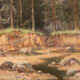 Painting Pine Forest. Kamensky Gavriil Pavlovich 1897 Canvas oil realism At the turn of 19th -20th century - photo 4