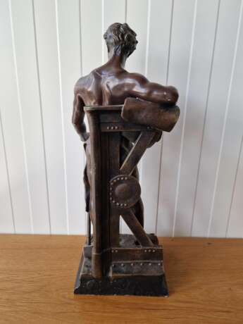 A beautiful figure Metal realism Early 20th century - photo 8