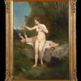 Französischer Maler 19. Jahrhundert: Akt mit Kn - photo 3