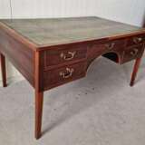 Restored antique two-sided desk Mahogany Other style 19th century - photo 5