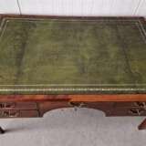 Restored antique two-sided desk Mahogany Other style 19th century - photo 8