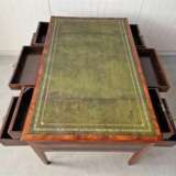 Restored antique two-sided desk Mahogany Other style 19th century - photo 10
