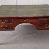 Restored antique two-sided desk Mahogany Other style 19th century - photo 11