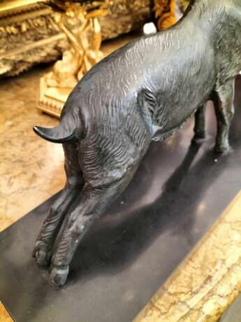 Dynamic Animal Sculpture of Goats in Bronze 20th Century Bronze Empire 20th century - photo 2