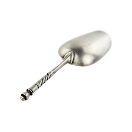 Russian silver spatula-spoon for sugar. Moscow. The turn of the 19th-20th centuries. Silver 84 Neo-Russian At the turn of 19th -20th century - photo 2