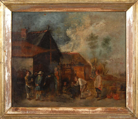 Genremaler 17./18. Jahrhundert: Bauern im Dorf - photo 3