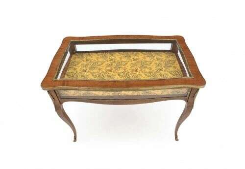 Antique Display table Bronze and brass Neorococo 20th century - photo 5