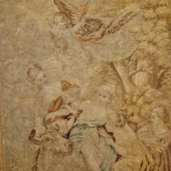 Louis XV style gilded wood firescreen, 19th century