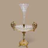 Baccarat Cut Crystal Centerpiece Mounted on Chiseled Gilt Bronze 19th Century Crystal bronze Napoleon III 19th century - photo 7