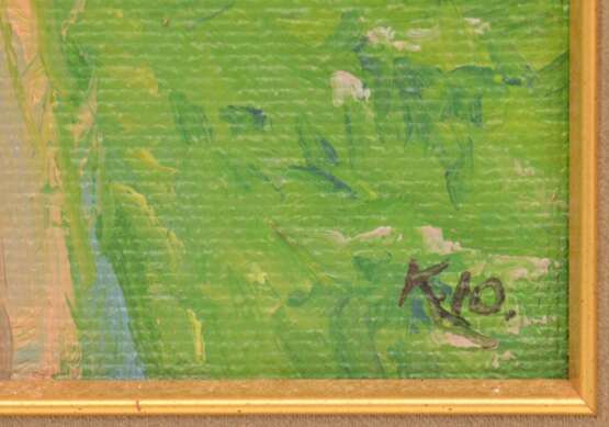 Green forest landscape Mid-20th century - photo 2