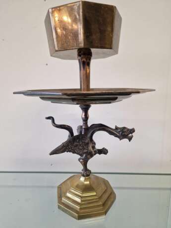 Antique bronze serving dish Bronze and brass Antiquity Early 20th century - photo 1