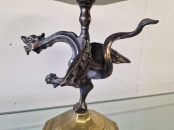 Antique bronze serving dish Bronze and brass Antiquity Early 20th century - photo 2