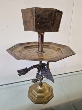 Antique bronze serving dish Bronze and brass Antiquity Early 20th century - photo 3