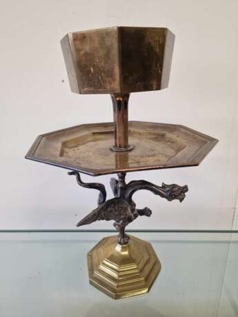 Antique bronze serving dish Bronze and brass Antiquity Early 20th century - photo 6