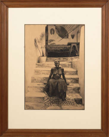HELLGREWE, Rudolf: Afrikanerin auf Trep - фото 2