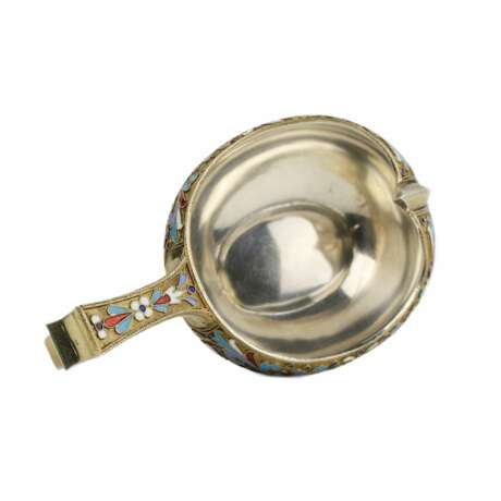 Louche russe en argent. Strulev N.F. 1896 Silver 84 Cloisonné enamel Gilding Neo-Russian Late 19th century - photo 6