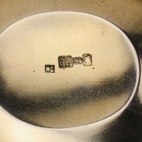 Louche russe en argent. Strulev N.F. 1896 Silver 84 Cloisonné enamel Gilding Neo-Russian Late 19th century - photo 8