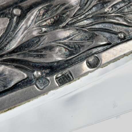 Crystal vase in silver. Silver 84 Crystal At the turn of 19th -20th century - photo 5