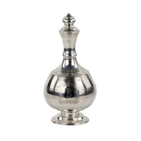 Elegant silver vodka set in the neo-Russian style workshop S.M. Ikonnikov. Silver 84 Gilding 19th century - photo 3