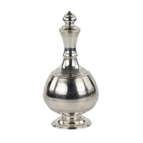 Elegant silver vodka set in the neo-Russian style workshop S.M. Ikonnikov. Silver 84 Gilding 19th century - photo 4