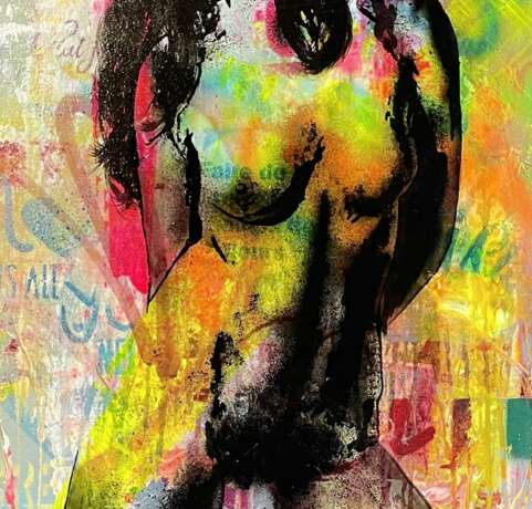 Peinture Urkabe de David Lurkin 21e si&egrave;cle techniques mixtes Leinwand 21th century - Foto 2
